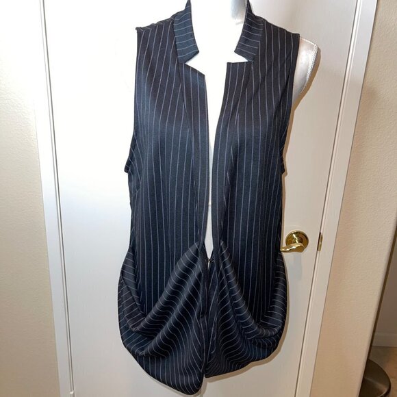 Matti Mamane Womens Iris Jacket Vest Blue Size Medium Avant Garde Israel New - Picture 14 of 15